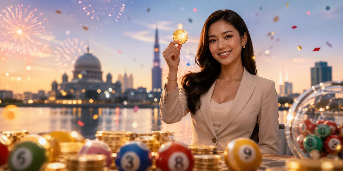 Pemain menikmati permainan dalam talian di Putrajaya dengan suasana bandar raya moden Malaysia